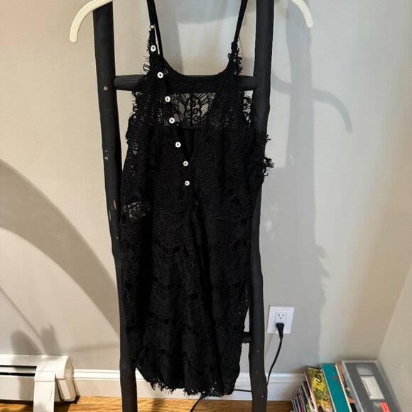 Free People Lace Black Dress - Picture 2 of 4